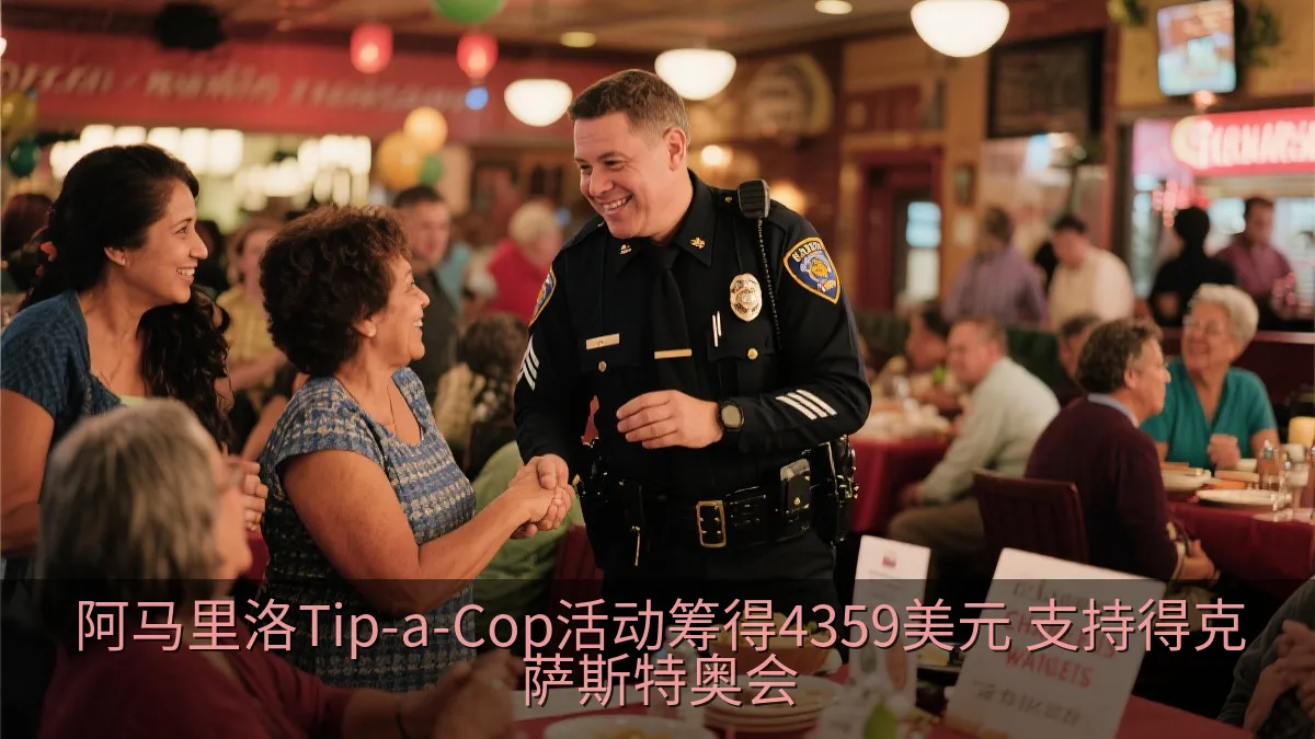 阿马里洛Tip-a-Cop活动筹得4359美元 支持得克萨斯特奥会